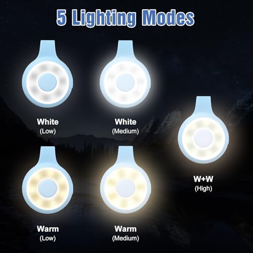 Rechargeable Nurse Lights Clip On for Night Shift, Badge Light - color: O-Blue