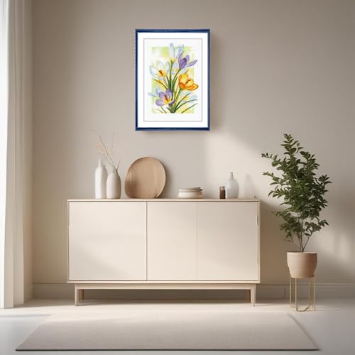 RIOLIS 2190 Spring Glow. Crocuses Counted Cross Stitch Kit 8.25 x 11.75 in - style: Spring Glow. Crocuses 2190