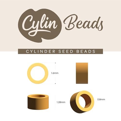 John Bead 25g Cylin Beads Yellow Glow in Dark AB 11/0 Glass Cylindrical Seed Beads for Jewelry Bracelets Necklaces Earrings Making Embroidery - color: Yellow Glow in Dark AB