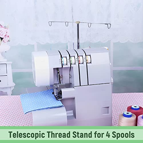 Adjustable Cone Thread Stand Spool Holder for Sewing Machine Embroidery Quilting Serger Machines, Thread Stand for Smoother Feed, Large Spool Holder