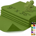 IONTACH 9" X 36" Soft Felt Sheets 1.6mm Thick (4 Packs, Moss Green) - color: Moss Green