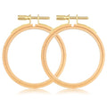 cobee 2 Pack Wood Embroidery Hoop, Cross Stitch Hoops Ring, 3Inch-Embroidery Hoops Wooden Embroidery Frames for Cross Stitch Hoop Designs Wooden Rings Crafts