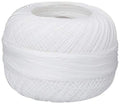 Handy Hands Lizbeth Egyptian Cotton Crochet Thread, Tatting Thread, and Knitting Lace Thread Lace Size 80 (10 grams 184 yards) – HH80601, Snow White - size: Size 80/184 yards