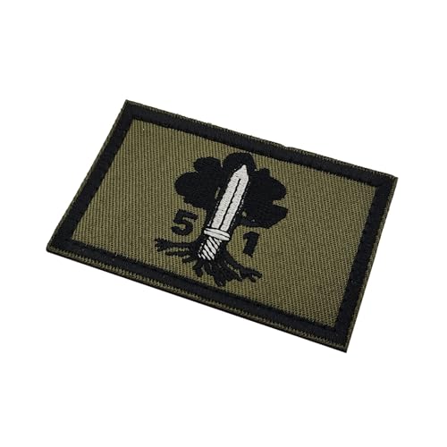 Tree Golan Heights Israel Flag Patch Applique, Embroidered Israeli Flag Patches Appliques, Tactical Combat Armband Badges with Hook and Loop Fastener Backing, 3.15 x 1.97Inch, Set of 2 - color: color_c