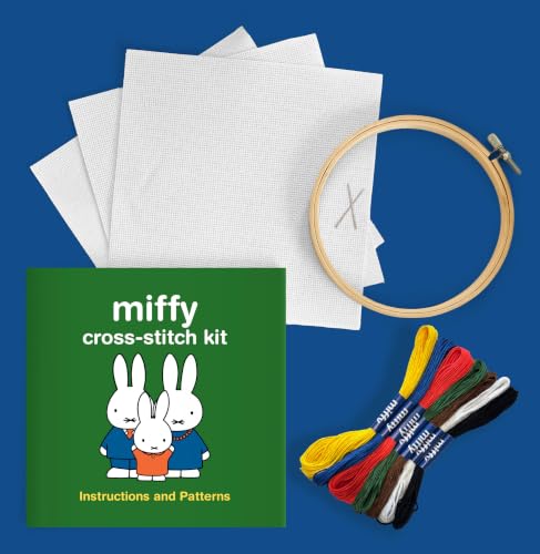 Miffy Cross-Stitch Kit: Includes Everything You Need to Create 3 Super-Sweet Projects (Choose from 8 Patterns)