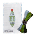 Howie's Needlepoint Bauble Needlepoint Kits for Adults & Beginners, 18 Mesh Printed Needlepoint Canvas, Stamped Patterns Canvas Starter Kits(Festive Baubles 16,5.5"x 2") - color: Festive Baubles 16