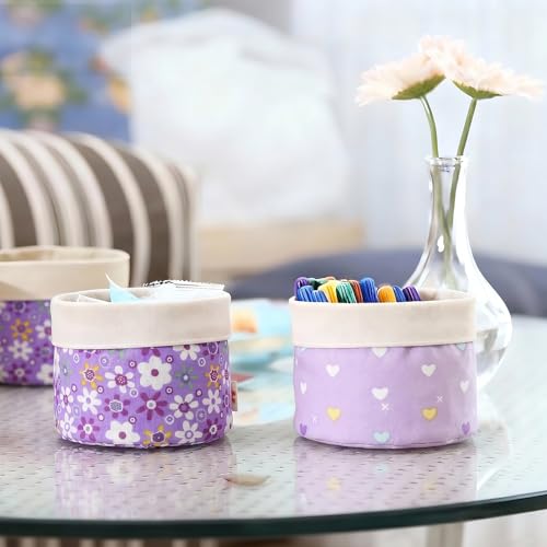 Aubliss 8pcs Fat Quarter Fabric Bundles (100% Cotton - 20'' x 20'') - color: Purple