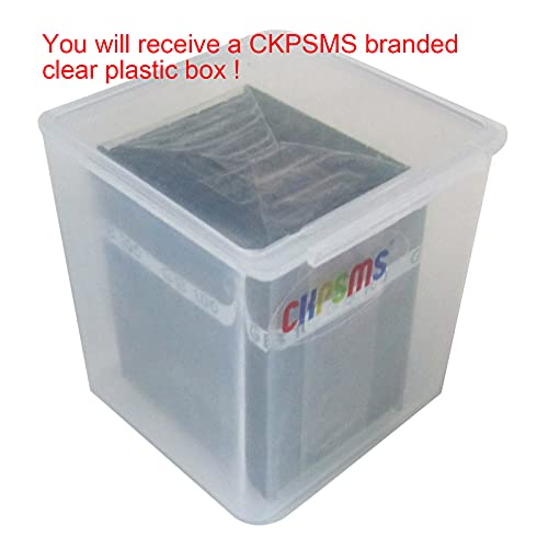 GROZ-BECKERT Needle in CKPSMS Clear Plastic Box - 100PCS Groz Beckert DBXK5 SAN1 GEBEDUR Titanium Coated Industrial Embroidery Machine Needles (Size 75/11) - size: Size 75/11