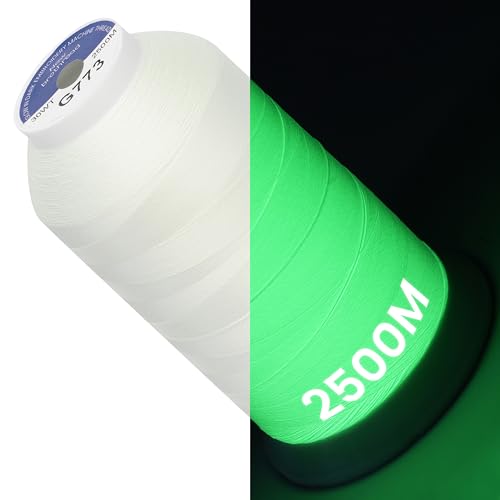 New brothread Single Huge Spool Glow in The Dark Embroidery Thread -G773 - color: 2500M Single Spool G773