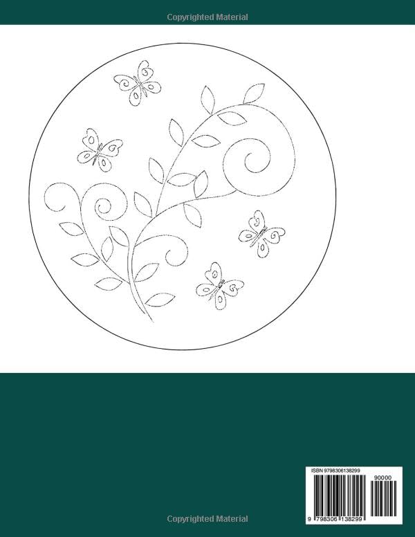 Embroidery Pattern Templates: A 100 Collection of Nature & Animal Embroidery Patterns, Designs for Beginners