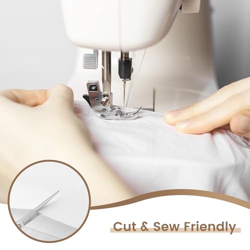 KUUP 100% Cotton Fabric by the Yard, 44" x 5 Yard White Muslin Fabric Cloth - color: White, size: 44-5 Yards