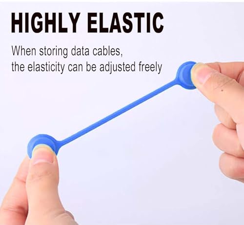 4 pcs Magnetic Needle Minders Silicone Magnetic Fabric Clips, Reusable Silicone Magnetic Cable Ties Twist Ties for Cross-Stitch Needle (Purple + Blue + Red + Yellow)