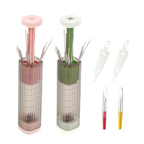 2 Pack Magnetic Needle Case with Pop-Up Design