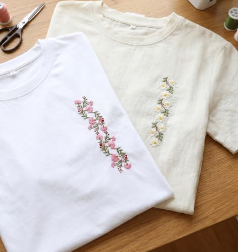 4PCS Stick and Stitch Embroidery Patterns, Water Soluble Embroidery Pattern