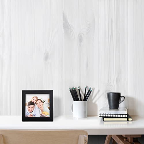 TOFOREVO 4x4 Picture Frames Set of 4, Black - color: Black Wood Grain, size: 4x4
