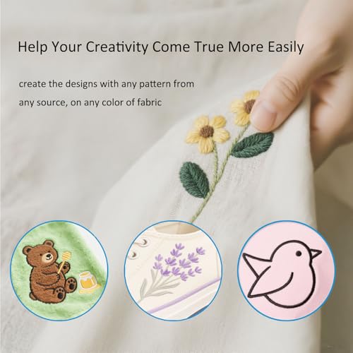 Hoxemator Water Soluble Stabilizer for Embroidery, 24 PCS 8.5"x 11" Printable Stick and Stitch Embroidery Paper Wash Away, Dissolvable Sulky Sticky Fabri-solvy Stabilizer for Machine/Hand Embroidery