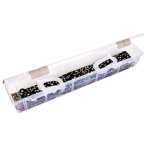 ArtBin 6999AB Fabric Strip Case - Crafts, Quiliting & Sewing Organizer, [1] Plastic Storage Case, Translucent