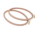 8 X 5 Inch Cross Stitch Wooden Embroidery Hoop Oval Cross Stitch Embroidery Hoop Craft Tool Hoop Art (2PC)