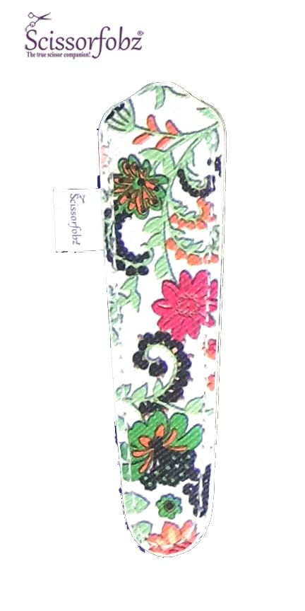 Designer Scissors Sheaths Shears Protective Covers-For Small Embroidery Scissors - Green Victorian Floral Garden Design-#SS-305 - color: Green Victorian Floral Garden, size: Single Small Size