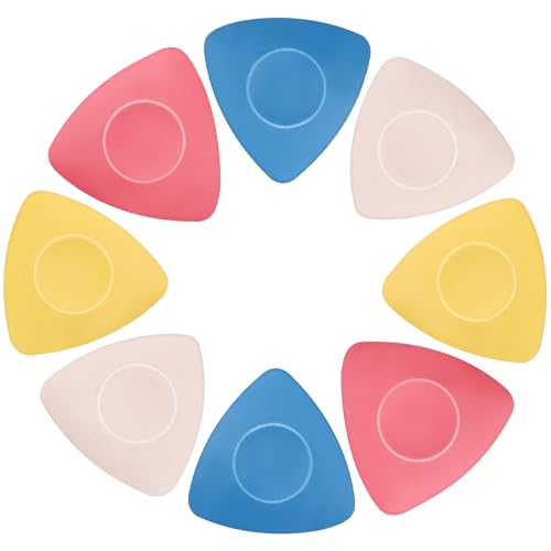 CampTek 8 PCS Triangle Sewing Tailors Chalk, Fabric Marker for Dressmaking, Sewing Supplies Accessories- Tailor's Chalk for Precision Marking on Fabric, Assorted Colors - size: 1 Count (Pack of 8)