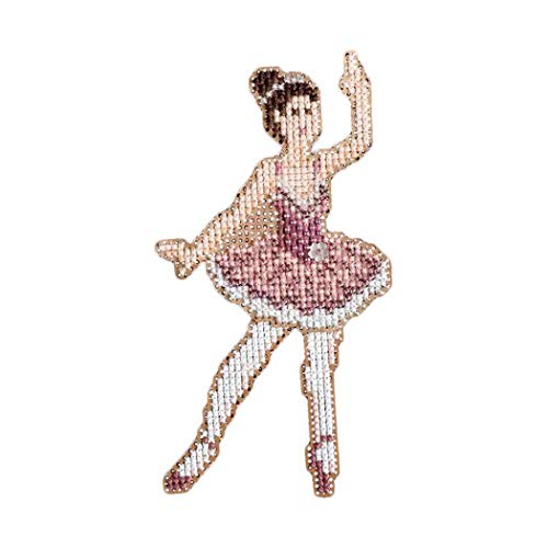 Sugar Plum Fairy Counted Cross Stitch Christmas Ornament Kit Mill Hill 2008 Winter Holiday Nutcracker MH18-8305