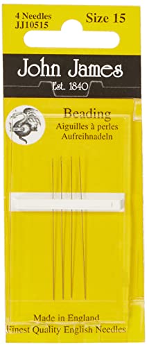 Darice Beading Hand Needles-Size 15 4/Pkg