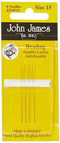 Darice Beading Hand Needles-Size 15 4/Pkg