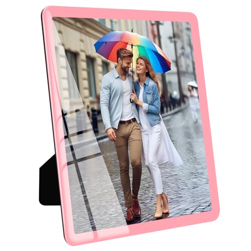 Bluesun Pink 8×10 Picture Frame, Vertical & Horizontal Wall & Tabletop - color: Pink, size: 8x10 （1 Pcs）