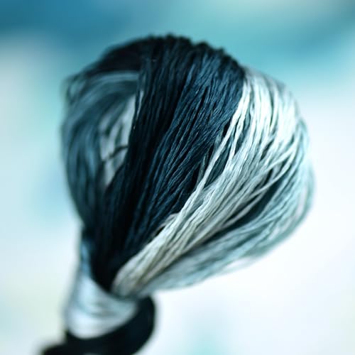 Natural 100% Mulberry Handmade Embroidery Silk Thread Silk Floss (49) - color: 49