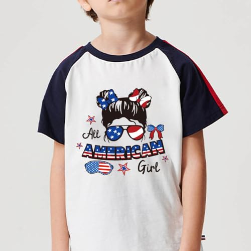 Independence Day Iron on Patches 4th of July Heat Transfer Vinyl Decals American Flag Dwarf Sunflower Patriotic Design Iron on Transfer Stickers Ready to Press Appliques for Clothing T-Shirt Jacket - color: Independence Day A