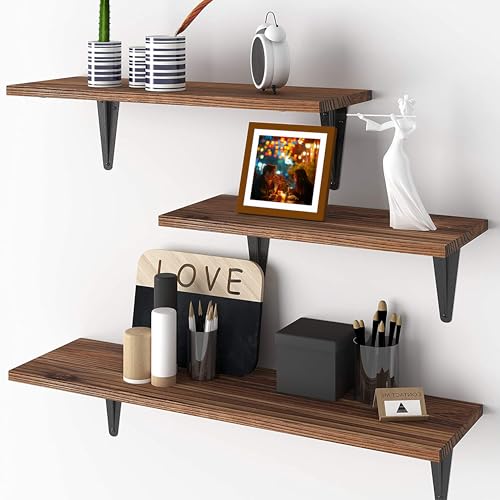 Betionol Diamond Painting Frames 2 Pack, Display 12x12in/30x30cm Diamond Painting Pictures or Photos, Brown Natural Solid Wood Picture Frame with Acrylic Protection Glass, Back Mat And Hanging Kit - style: Brown - Double