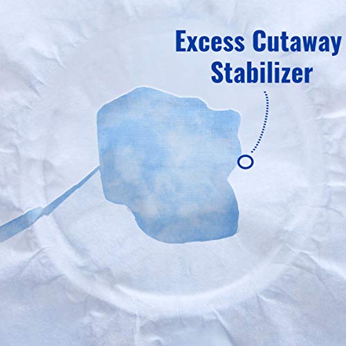 Threadart Cutaway Embroidery Stabilizer - 1.8 oz 12" x 50 yd Roll - size: CUT-AWAY 12"X50YD ROLL