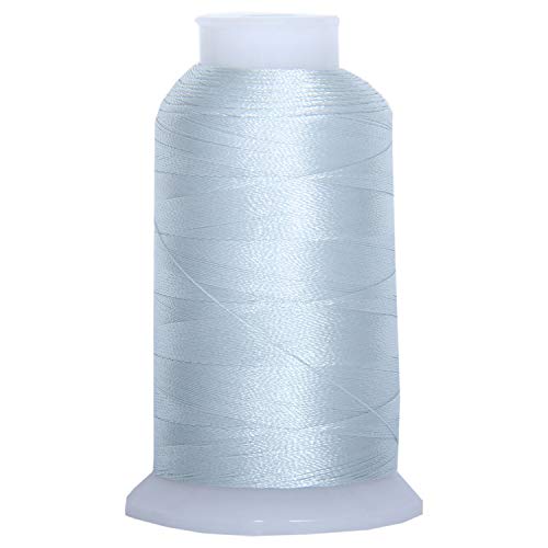 ThreadArt Polyester Machine Embroidery Thread, 1000M 40wt, Khaki Grey 1010 - color: Khaki Grey