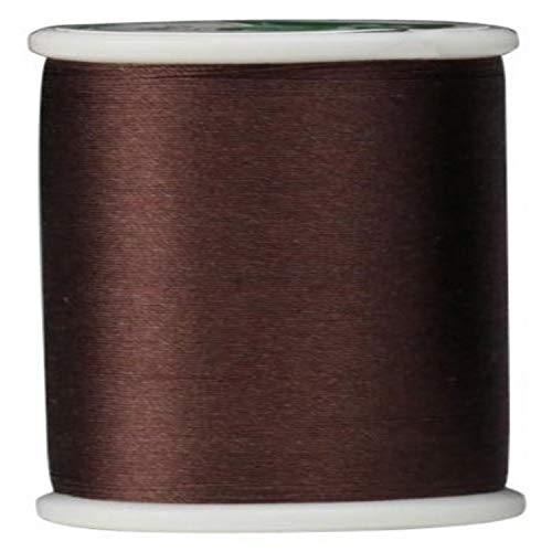 Clover 117 Silk Thread, Dark Brown - color: Dark Brown