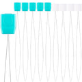 Pndeyo 8pcs Long Punch Needle Threaders, Punch Needle Threading Tool, Stitching Needle Threader Sewing Accessories with Plastic Handle or Sticky Paper Handle for Embroidery Cross Stitch DIY Crafts - color: 7.1" Long-Blue