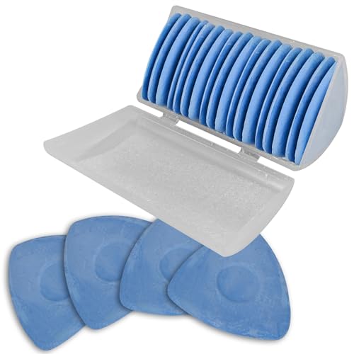 Tailors Chalk,20 Pack Triangle Tailor's Fabric Marker Chalk,Fabric Markers for Sewing,Sewing Notions & Accessories (Blue) - color: Blue