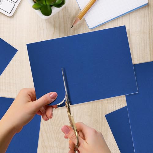 10PCS Navy Blue Self Adhesive Felt Fabric Sheets Sticky Felt Sheets for Craft Supplies Art Home Making（8.3" x 11.8"/20 x 30cm） - color: Navy Blue