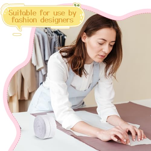 50 Pcs Jelly Fabric Strips Roll for Quilting, White Pre-Cut Strips, Cotton Quilting Fabrics for Handmade DIY Craft Sewing, 2.5 x 39 Inch