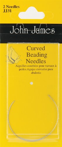 John James Curved Beading Needles-2/Pkg