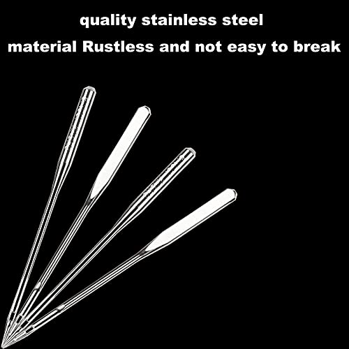 50 Pcs Embroidery Sewing Needles for Brother Machine Needles Size 90/14 130/705H HAx1 Sewing Needles for Brother Sewing Machine (5 Pack of 10 Needles) - style: 90/14- 50 pack