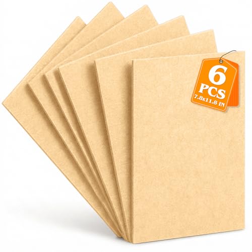 Nude Tones Stiff Felt Sheets 2mm Thick for Crafts, 7.8" x 11.8" (6-Pack) - color: Nude Tones
