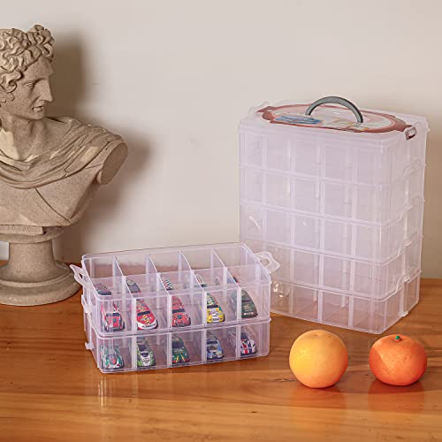 Sooyee 7 Layers Stackable Storage Container, Clear - color: Clear, size: 7 Tier