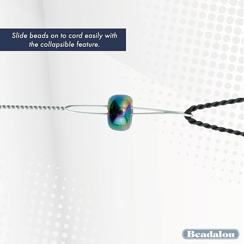 Beadalon Collapsible Eye Beading Needles - 5 Inches, Variety 3 pk, 3 pc - style: 5 inches