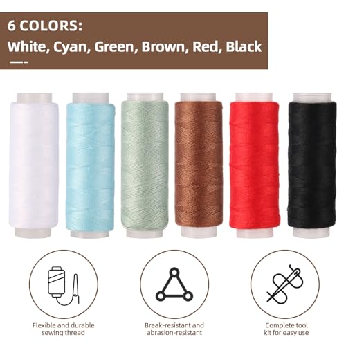 Losaria 38-Piece Hand Sewing Kit - Needle and Thread Repair Set - color: Green