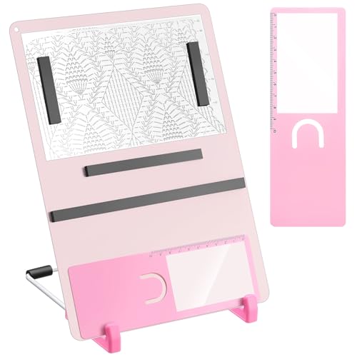 Flutesan 8 Pcs Cross Stitch Accessories and Tools, Pink - color: Pink