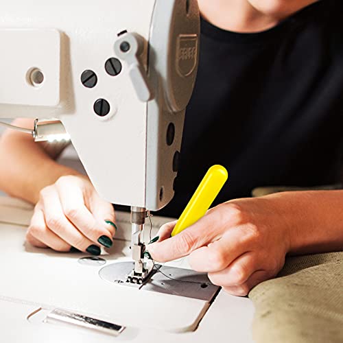 WILLBOND 2 Pieces LED Needle Threaders Sewing Machine Wire Loop Tool
