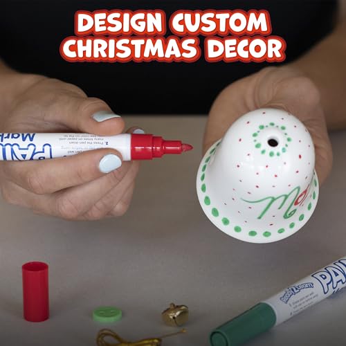 READY 2 LEARN Christmas Crafts, Design Your Own Porcelain Bells
