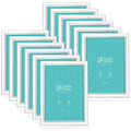 LaVie Home 5x7 Picture Frames (12 Pack, White) Simple Designed Photo Frame with High Definition Glass for Wall Mount & Table Top Display, Set of 12 Classic Collection - color: White, size: 5x7