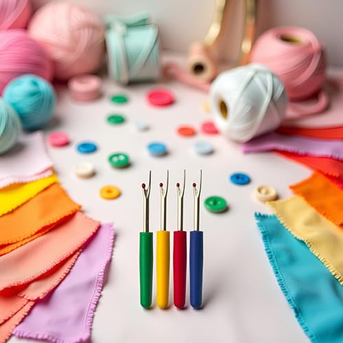 4 Pieces Seam Rippers Sewing Stitch Thread Unpicker for Quick Unpick Creative Sewing Tools