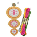 Howie's Needlepoint Needlepoint Kits, 18CT Printed Embroidery Pattern Starter Kits, Stamped Patterns Canvas Kits(Yellow Gourd,2.25x5inch) - color: Yellow Gourd